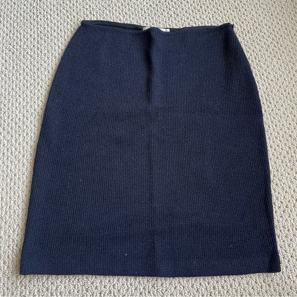 Saint John Classic navy‎ knit miniskirt